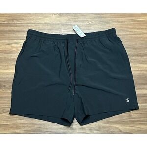 Todd Snyder Classic Solid Weekend Swim Shorts Mesh Lined Men's Sz XL Pitch Black